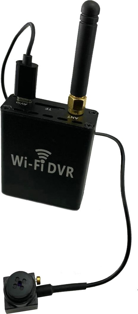 מצלמות כפתור + מודול WiFi DVR לשידור חי