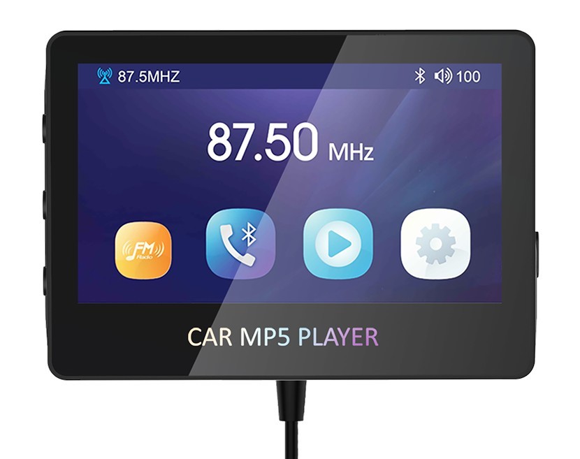 נגן MP5 לרכב מסך 4,3 אינץ' Bluetooth V5.0