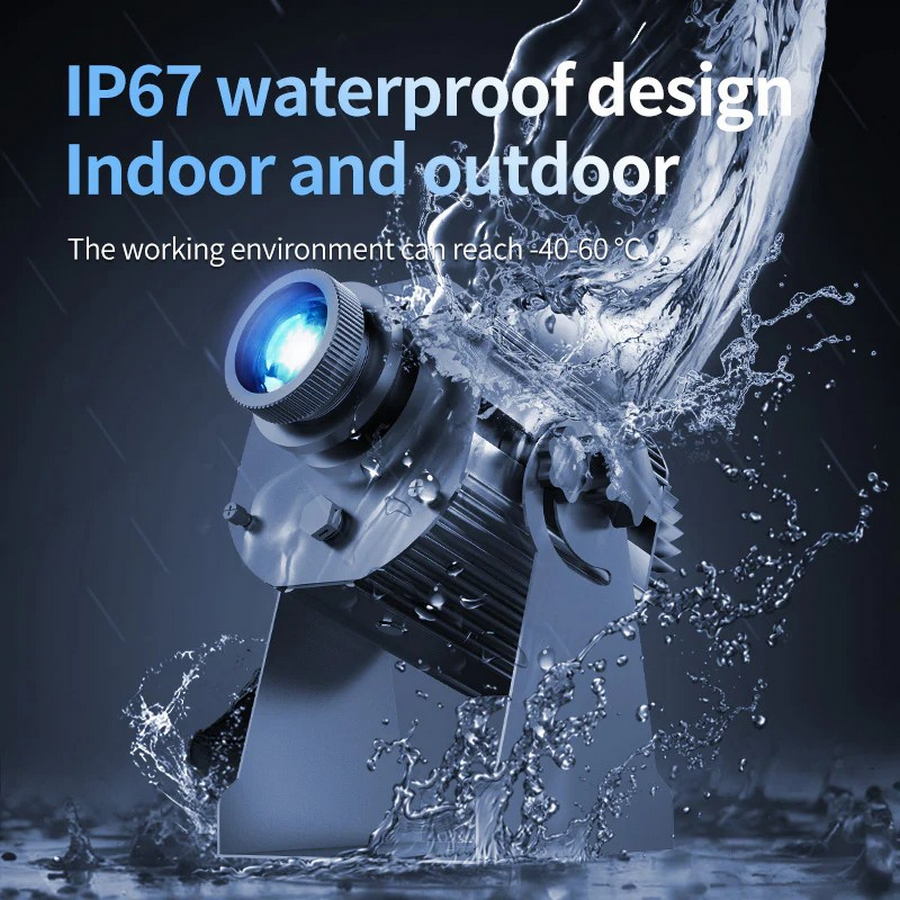 מקרן פרסום עמיד למים IP67