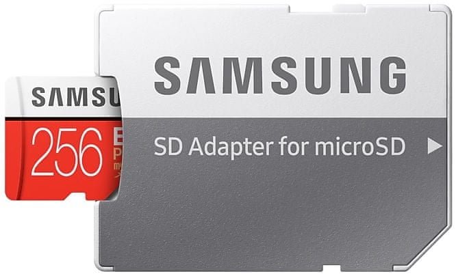 כרטיס זיכרון micro SDXC 256 GB Samsung EVO PLUS + מתאם SD