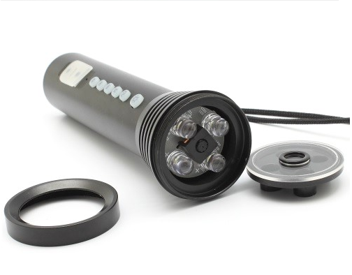 מצלמה עם פנס LED + mp3