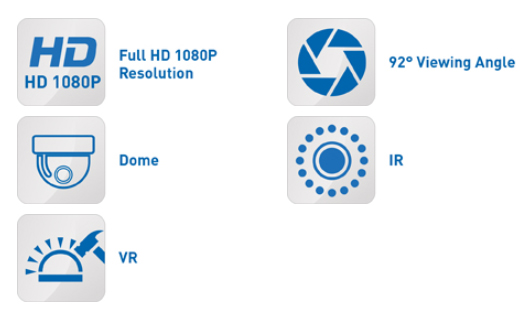 מפרט מצלמת XHC 1080P