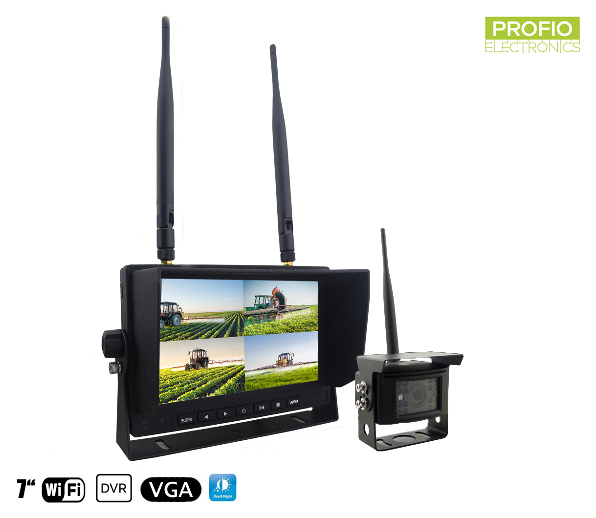 מצלמת חניה עם צג wifi