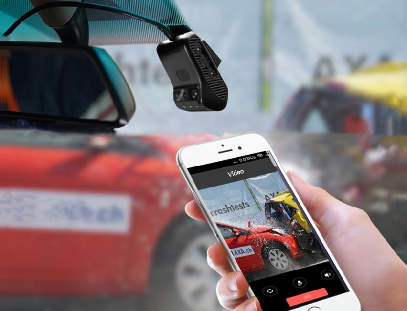 אפליקציה עם מצלמת GPS לרכב