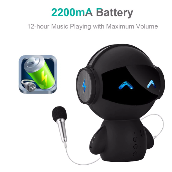 רמקול Bluetooth סוללה 2200mAh