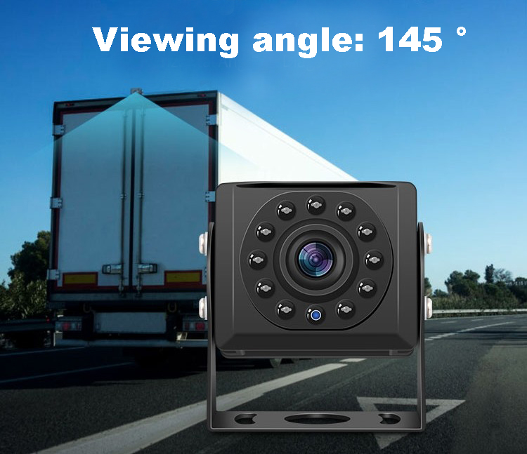 מצלמת חניה עם זווית של 175° למשאיות