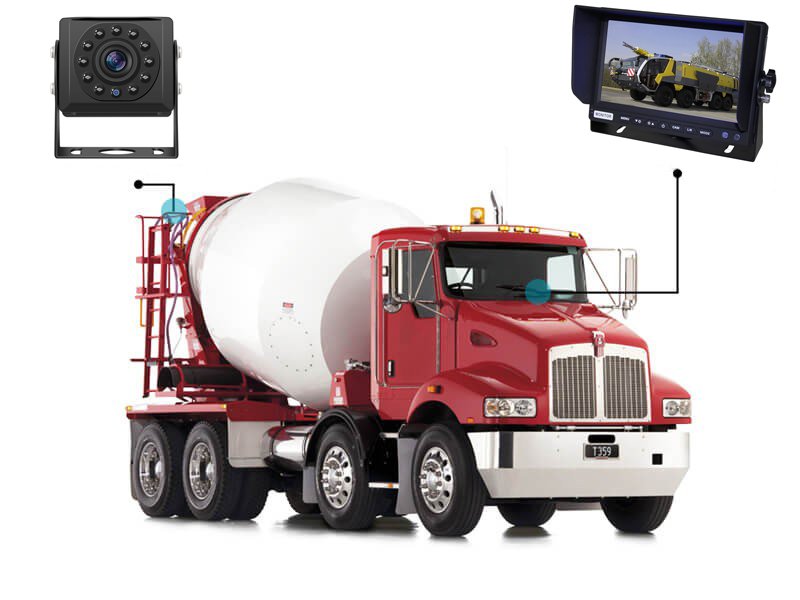 מערכת מצלמות מערכת רוורס AHD למשאיות