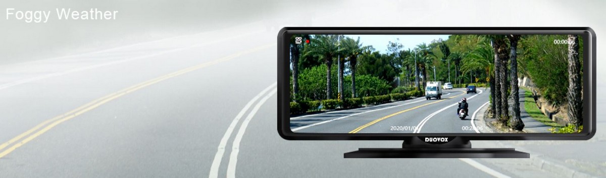 מצלמת רכב ערפל duovox v9